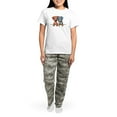 thumbnail image 4 of CafePress - Pocket Doxie Duo Women's Light Pajamas - Women's Short Sleeve Print T-Shirt and Pants Light Cotton Pajama Set, 4 of 7