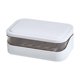 thumbnail image 1 of KDJ ABS + PP Plastic Soap Dish Holder with Detachable Design, White, 13.3x8.5x5cm, for Bathroom, Kitchen, Travel, Effective Soap Preservation and Ventilation, 1 of 4