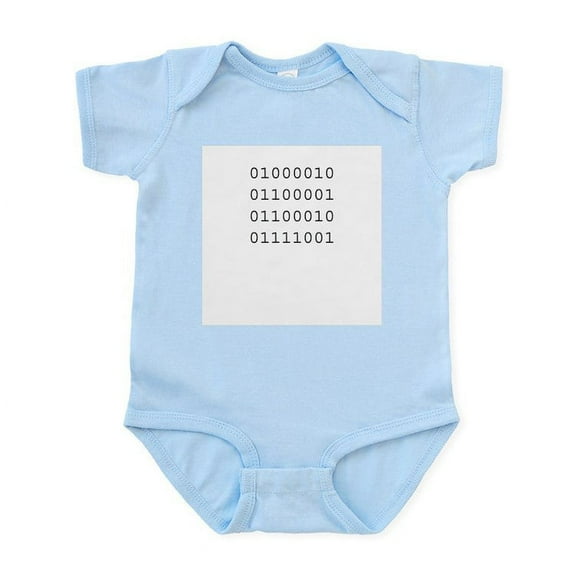 CafePress - Binary Infant Bodysuit - Baby Light Bodysuit, Size Newborn - 24 Months