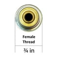 thumbnail image 3 of Dr. Rooter 5 Foot Premium Stainless Steel High Efficiency Hose 2 Pack, 45% Faster Flow Rate, 3 of 8