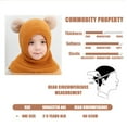 thumbnail image 2 of Toddler Beanie Hats Thick Scarf Cut Baby Toddler Lined Hat Earflap Hood Scarves Skull Caps for Baby Girls and Boys, 2 of 6