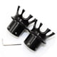 thumbnail image 4 of 2 piezas Universal a prueba de polvo motocicleta aleación de aluminio corona eje delantero tuerca cubierta perno tapa para Harley XL 883 X48 1200 Negro Macarena Cubierta de la tuerca del eje delantero, 4 of 8