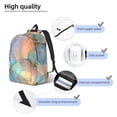 thumbnail image 3 of Fotbe Pastel Abstract Fluid Art Mochila de Lona con Estampado, Mochila Duradera, Mochila Versátil de Alta Calidad, Mochila Compacta Vintage-Small, 3 of 5