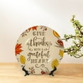 thumbnail image 6 of Sikiie Thanksgiving With A Grateful Heart Bone China Decorative Plate Personality Ceramic Dinner Plate Crafts Decorative Ceramic Decorative Plate -10in, 6 of 6