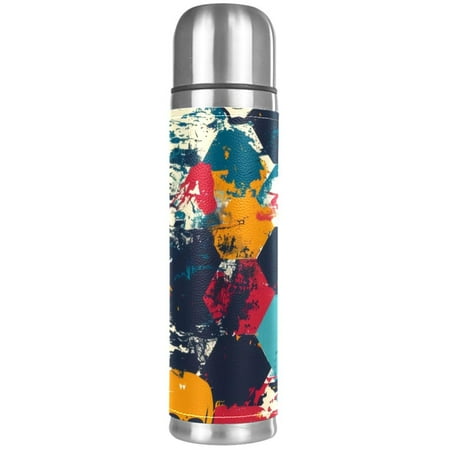 

HOHODIY Stainless Steel Vacuum Thermos Bottle Painted Insulated Bottle 18 oz Leak Proof Water Bottle for Keeping Liquids Hot or Cold for Up to 24 Hours Camouflage