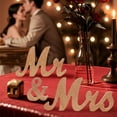 thumbnail image 4 of SMKE Mr And Mrs Sign For Wedding Party Table,Wedding Decorations For Reception,Wedding Signs Rose Gold, 4 of 4