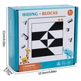 thumbnail image 5 of SPOORYYO Wooden Hidden Block Puzzle, Logic Brain Teaser Game, Creative Pattern Building Tabletop Puzzle, 5 of 9
