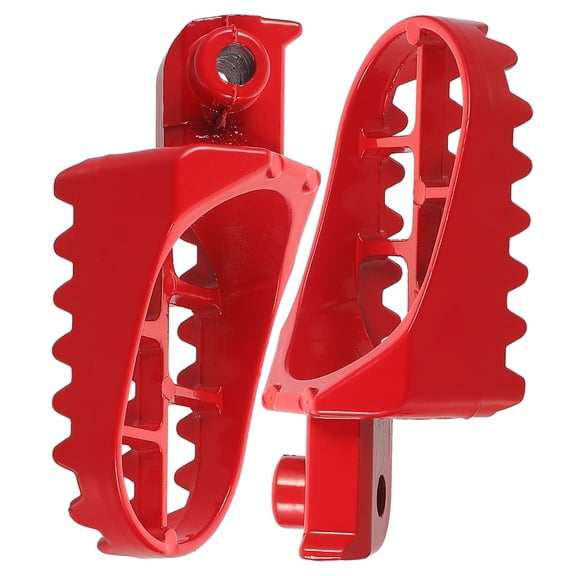 Hemoton Aluminum Motorcycle Foot Pegs Set Front Rest Footrests Compatible with PW 50 80 TW200 Dirt Bike Accessories