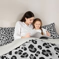 thumbnail image 5 of Castle Fairy Teenagers Leopard Print Twin Comforter Sets,Cheetah Print Bedding Set, 5 of 8