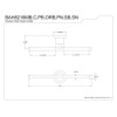 thumbnail image 2 of Kingston Brass BAH8218SB Concord Dual Toilet Paper Holder, Brushed Brass, 2 of 2