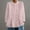 Pink, variant on Linen Button Down Shirt Women Casual Cotton Blouse Loose Fit Work Gauze Tops Women’S Pleated Shirt with Retro Front Pleats – Soft Linen Like Fabric Easy Regular Fit Elegant Design