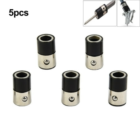 

GLFSIL 5PC Universal 21*12.7mm Removable Magnetizer Ring Magnetic Steel Screwdriver Bit