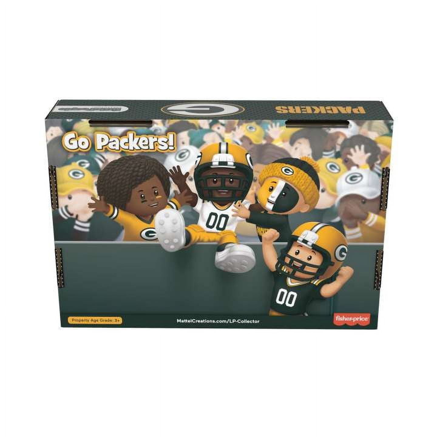 Fisher-Price Little People Green Bay Packers Four-Piece NFL Collector Set