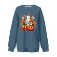 IUZSOKIL Halloween Sweatshirts Women Funny Novelty Pullover Cute Ghost