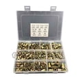 thumbnail image 1 of 300pcs 6-32 8-32 10-24 10-32 1/4-20 Tuercas de acero al carbono plateadas de zinc Rivnut Cabeza plana Rosquero Rosquero Inserte Nutsert Tap Rivet Nut, 1 of 7