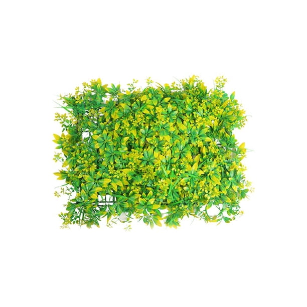 Pared De Plantas, Fondo De Césped Artificial Plantado Verde, Pared Verde, Decoraciones De Jardín De Flores Falsas De Plástico Para Puerta, Balcón Moyic HA039809-05
