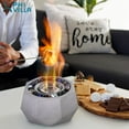 thumbnail image 2 of 9" Terra Fab Portable Tabletop Fire Bowl Indoor/Outdoor Fire Pit Multi, 2 of 5
