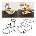 thumbnail image 4 of Platter Stand Serving Tray Rack Food Dish Display Stand for Cupcake Dish Round, 4 of 5