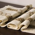 thumbnail image 3 of YASSINHE Microwave Oven Dust Cover Cotton Linen Fabric Cloth Protector Decorative Kitchen Appliance Cover-Stripe 3, 3 of 5