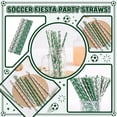 thumbnail image 7 of 100 Pcs Paper Straws, Colorful Striped Drinking Straws for Party Decorations, Biodegradable/Kraft Paper Straws for Juices, Cocktails, and Birthday Parties A, 7 of 7