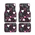 thumbnail image 1 of LAKIMCT Love Heart Pattern Car Mats, Neoprene Front Rear Floor Mats for Cars, Waterproof Anti-Slip Car Floor Mats Full Set, Universal(4 Pcs), 1 of 6