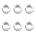 thumbnail image 1 of 6 Pcs 40MM Feng Shui Pendentif Boule de Cristal Facetté (Transparent), 1 of 7