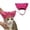 Pink, variant on Reusable Pet Shower Cap Waterproof Adjustable Bathing Hat for Dogs Cats 360° Ear Protection Grooming Accessory for Home Bathing Grooming Salons(Brown,S)