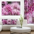 thumbnail image 1 of Bright Pink Little Flowers - Large Flower Canvas Wall Art, 1 of 3