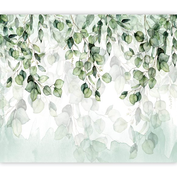 artgeist Wall Mural Botanical 157x110 in - XXL Non-Woven Wallpaper Fleece Wall Decor Photo Print Picture Image Design Nature Leaves Plants Green b-C-0876-a-a