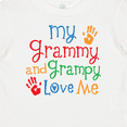 thumbnail image 4 of Inktastic My Grammy and Grampy Love Me Boys or Girls Baby T-Shirt, 4 of 5