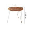 thumbnail image 3 of JingChun Foldable Small Table Movable Small Round Table Foldable Small Coffee Table Small Dining Table Suitable for Use Beside To the Sofa Clearance Under $2.00, 3 of 6