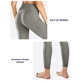 thumbnail image 7 of BALEAF Women's 7/8 High Waist Soft Yoga Leggings with Deep Pockets Brushed Stretch Squat Proof Workout Pants Gray L, 7 of 7