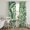 Emerald, Sage Green, Olive, Cream, variant on Tropical Botanical Sheer Curtains 96 Inch Length 2 Panels Set, Summer Green Palm Frond Farmhouse Voile Window Treatment Semi Sheer Long Curtains Drapes for Bedroom/Living Room/Kitchen 52"x96"x2