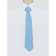 thumbnail image 2 of CORBATA ANCHA DE PUNTOS DE POLKA PARA HOMBRES INSPIRE CHIC, CORBATA FORMAL Y CASUAL, AZUL CIELO, TALLA ÚNICA, 2 of 5