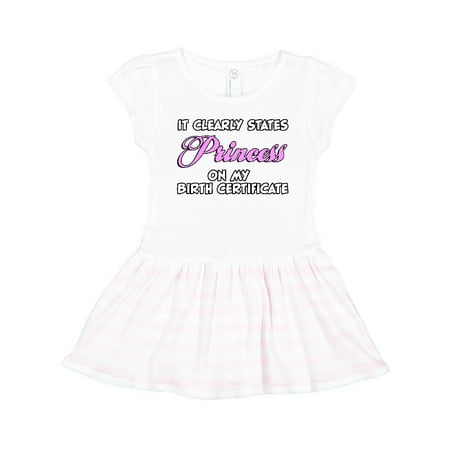 

Inktastic Princess Gift Toddler Girl Dress