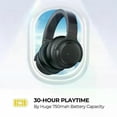 thumbnail image 4 of Active Noise Cancelling Earphones Wireless Earphones, Rich Bass, Clear Calls, 30 Hours Playtime, Comfortable Wear, Black, 4 of 4