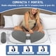 thumbnail image 5 of Almohada para Embarazada Memory Foam,Almohada de Maternidad Ajustable,Cojín de Apoyo para el Vientre,Espalda,Desmontable para Limpieza,Apto para Mujeres Embarazadas Que Duermen de Lado, 5 of 6