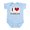 Sky Blue, variant on CafePress - I Love Bubbles Infant Creeper - Baby Light Bodysuit, Size Newborn - 24 Months