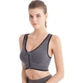 thumbnail image 1 of Top de Fitness Sonducket sujetador deportivo Push Up gris, 1 of 1