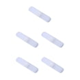 thumbnail image 1 of Maytalsory Tooth Brush Toothpaste Storage Box with Lid Portable Smooth Cases Chopsticks Forks Organizer Travel Office Party Transparent White 5Set, 1 of 6