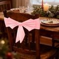 thumbnail image 5 of Hometravel Thick Chair Back Bow Decor, Air-Cushioned Banquet Chair Ribbon, Decorative Chair Back Cover for Holiday and Special Event Decorations, 5 of 6