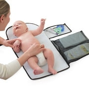 Kiddopotamus ChangeAway Portable Changing Pad & Diaper Kit