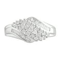 thumbnail image 3 of Arista 1/2 Carat T.W Diamond Fashion Anniversary Ring in Sterling Silver (I-J, I2-I3), 3 of 3