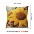 thumbnail image 4 of Sunflower Flower Floor Pillow Seating Cushion Mat Sunflower Throw Pillow Yellow Sunflower Shaped Chair Pads Decorative Plush for Bed Car Couch Chair Sofa Office Girls Gifts, 4 of 7