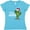 Aqua, variant on Inktastic Feliz Navidad Christmas Cactus in Santa Hat Women's V-Neck T-Shirt