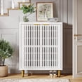 thumbnail image 6 of Tribesigns 6-Tier Farmhouse Shoe Cabinet with Shutter Doors & Adjustable Shelves, 6 of 7