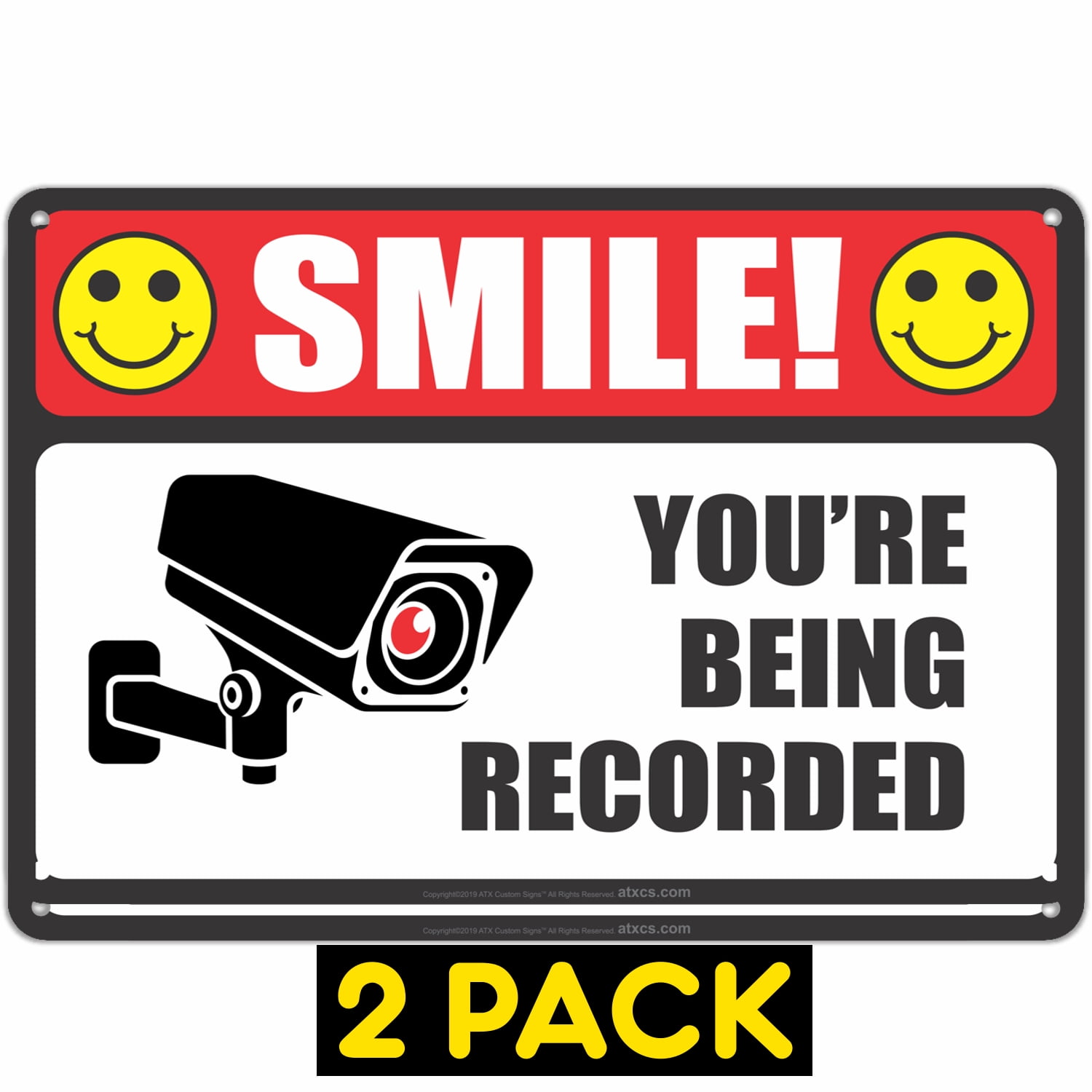 ATX Custom Signs All Weather Metal Sign Property, Warehouse Office