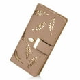 thumbnail image 2 of Storage Bag, Furenl Womens Long Bifold Wallet Leather Card Holder Wallet Zipper Closure Elegant Clutch Bag Women Handbag, 1*Card Holder, 2 of 9