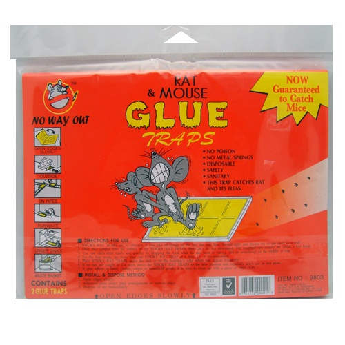 New 809105 Rat Mouse Glue Traps 2Pk Flat (12Pack) Trap And Pesticide