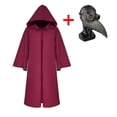 thumbnail image 1 of Plague Doctor Reaper Kids Cosplay Carnival Halloween Costume For Kids Black Death Costume Plague Doctor Mask Steam Punk Mask, 1 of 4